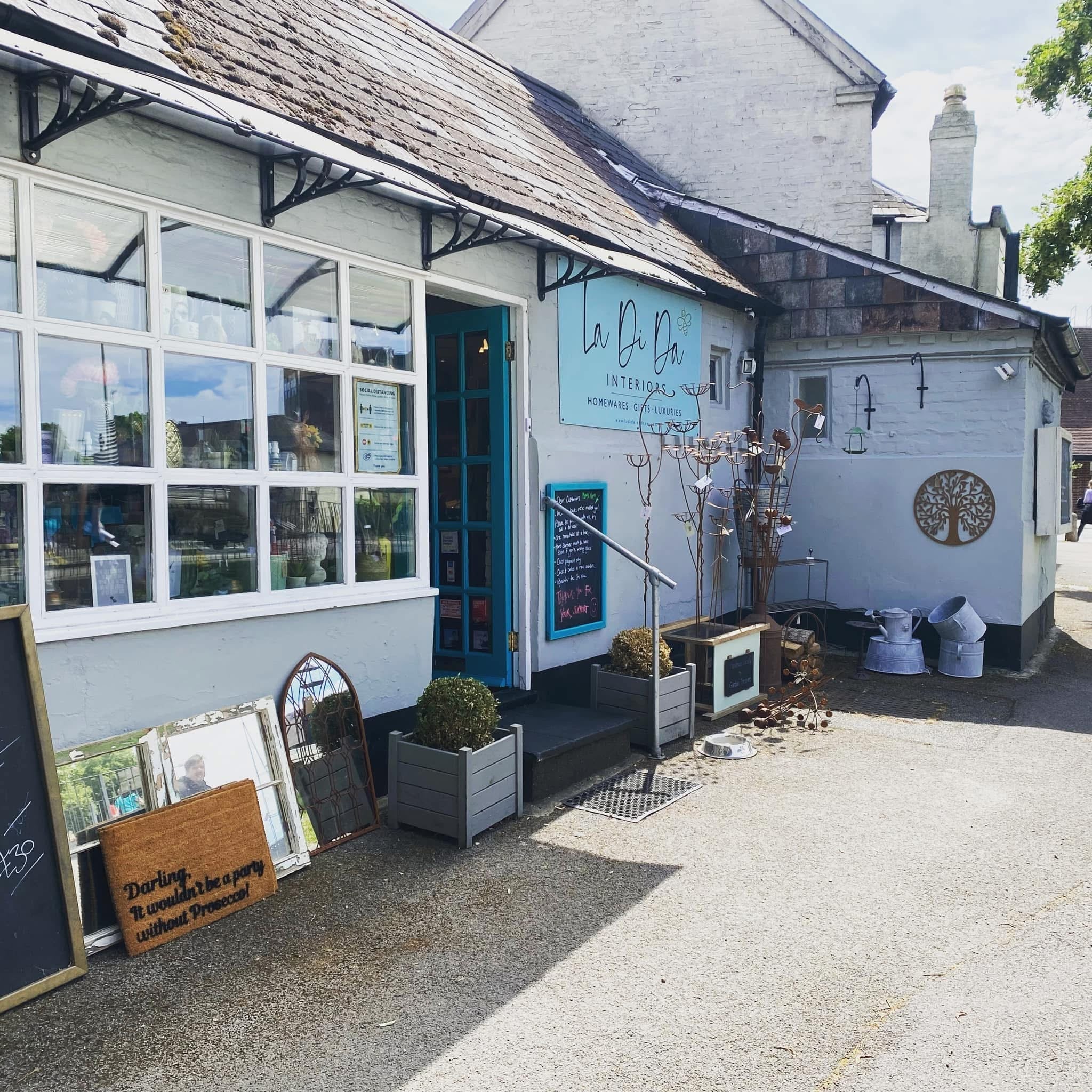 Street view of Interiors Shop in Andover Hampshire UK